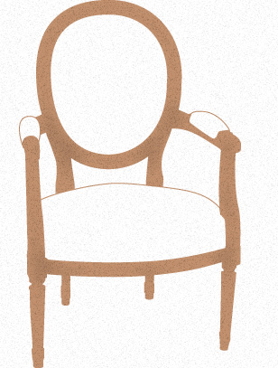 Chaise, Fauteuil Louis XIV